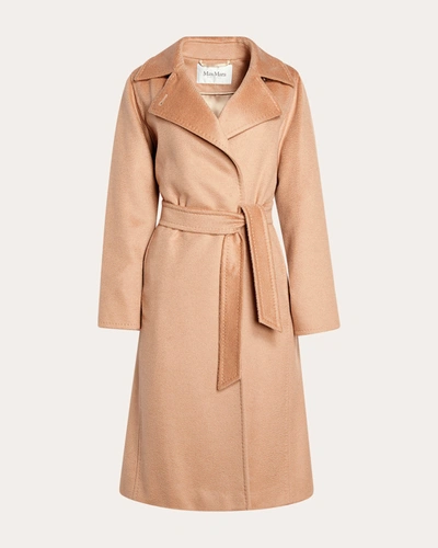 Max Mara Manuela Icon Coat Coats And Trench Coats Brown In Gold