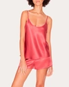 La Perla Women's 2-piece Silk Camisole & Shorts Pajama Set In Red