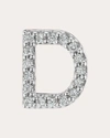 THE GILD WOMEN'S SINGLE DIAMOND INITIAL STUD EARRING