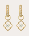 JUDE FRANCES WOMEN'S MOROCCAN OPEN AIR CLOVER EARRING CHARMS