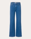 TOMORROW WOMEN'S BROWN STRAIGHT-LEG JEANS