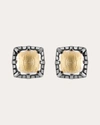 Larkspur & Hawk Women's Sancerre Foil Bella Stud Earrings 14k Gold In Neutrals
