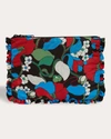 La Doublej Hand Pochette In Vines Black