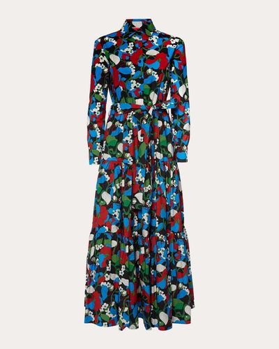 La Doublej Bellini Dress In Vines Black