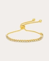 GRAZIELA GEMS WOMEN'S DIAMOND & 18K GOLD BOLO BRACELET