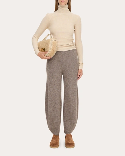 By Malene Birger Tavah Wool Cropped Trousers In Brown