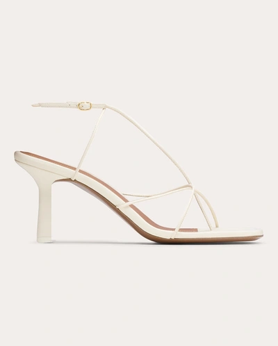 Neous Alphard 80mm Leather Sandals In Cream
