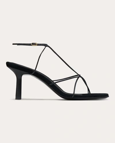 Neous Alphard Pin Buckle High-heeled Sandals In Black