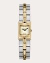 BREDA WOMEN'S IVORY & TWO-TONE RELIC BRACELET WATCH