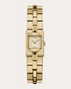 BREDA WOMEN'S CHAMPAGNE & 18K GOLD-PLATED RELIC BRACELET WATCH