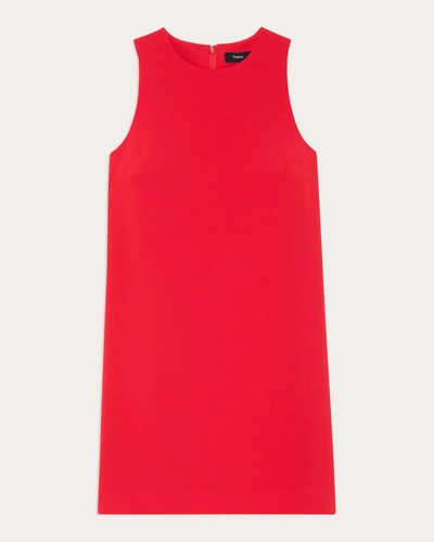 THEORY WOMEN'S SLEEVELESS A-LINE SHIFT DRESS