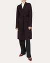 THEORY WOMEN'S CLEAN BELTED COAT