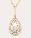 Moritz Glik Women's Pingo 18k Gold Crystal And Diamond Pavé Pendant Necklace In White