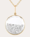Moritz Glik Women's Core 20 18k Gold Crystal And Diamond Shaker Pendant Necklace In White