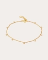 ZOE LEV WOMEN'S DIAMOND EVIL EYE BRACELET