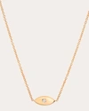 ZOE LEV WOMEN'S DIAMOND EVIL EYE PENDANT NECKLACE