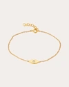 Zoe Lev Diamond Evil Eye Bracelet | Diamonds/yellow Gold In Gold