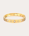 Zoe Lev 14k Yellow Gold Diamond Starburst Ring In Gold