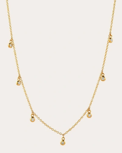 Zoe Lev Bezel-set Diamond Shaker Station Necklace | Diamonds/yellow Gold