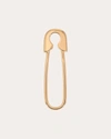 Zoe Lev 14k Yellow Gold Safety Pin Drop Earring In Gold