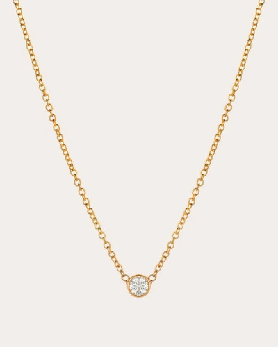 ZOE LEV WOMEN'S SMALL BEZEL-SET DIAMOND NECKLACE