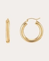 ZOE LEV WOMEN'S SMALL THICK HOOP EARRINGS