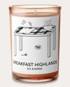 D.S. & DURGA D. S. & DURGA BREAKFAST HIGHLANDS CANDLE 7OZ