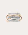 SPINELLI KILCOLLIN WOMEN'S AQUARIUS GRIS DIAMOND RING 18K GOLD