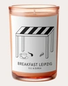 D.S. & DURGA D. S. & DURGA BREAKFAST LEIPZIG CANDLE 7OZ LEATHER/COTTON