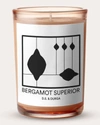 D.S. & DURGA D. S. & DURGA BERGAMOT SUPERIOR CANDLE 7OZ COTTON