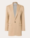 Tomorrow Women's Oversized Ellen Blazer In Tan