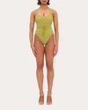 ANDREA IYAMAH WOMEN'S ANTI BELTED ONE-PIECE