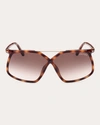 Tom Ford Oversize-frame Sunglasses In Brown