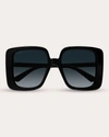 Gucci Interlocking G Sunglasses In Black