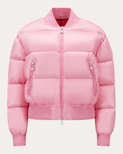 Moncler Merlat Bomber Jacket In Pink