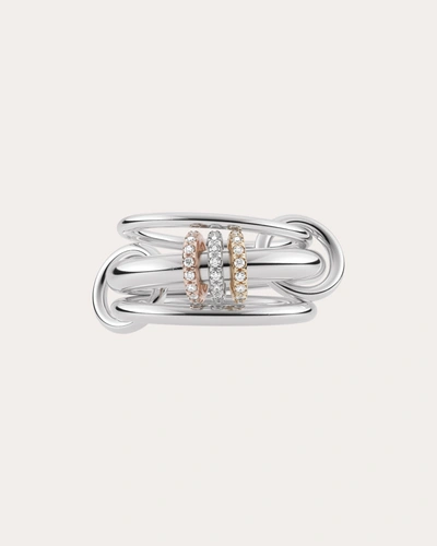 Spinelli Kilcollin Gemini Diamond Ring In Metallic
