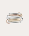 Spinelli Kilcollin Silver Leo Mx Core Ring In Gold