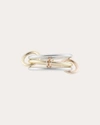 Spinelli Kilcollin Women's Acacia 18k Two-tone Gold And Sterling Silver Linked Rings In Gold/silver
