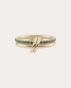 SPINELLI KILCOLLIN WOMEN'S CERES EMERALD LINKED RING