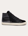 P448 Skate High Top Sneaker In Black