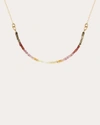 Atelier Paulin Tawny Sapphire Necklace In Tawny Sapphire