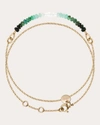 ATELIER PAULIN WOMEN'S NONZA DOUBLE TOUR EMERALD BRACELET