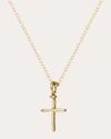 Atelier Paulin Women's Cross Charm Necklace In Gold