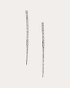 Sheryl Lowe Women's Spike Sterling Silver & 0.36 Tcw Diamond Linear Drop Earrings In Silver