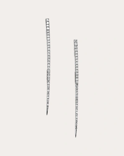 Sheryl Lowe Women's Spike Sterling Silver & 0.36 Tcw Diamond Linear Drop Earrings