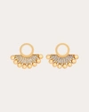 Maison Tjoeng Women's Selene 18k Gold Diamond Earrings In Gold