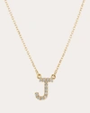 The Gild Women's 14k Gold & Diamond Initial Pendant Necklace In Gold
