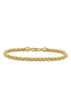 Delmar Infinity Rope Chain Bracelet In Gold