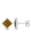 Delmar Stud Earrings In Yellow