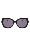 OSCAR DE LA RENTA 54MM BUTTERFLY SUNGLASSES